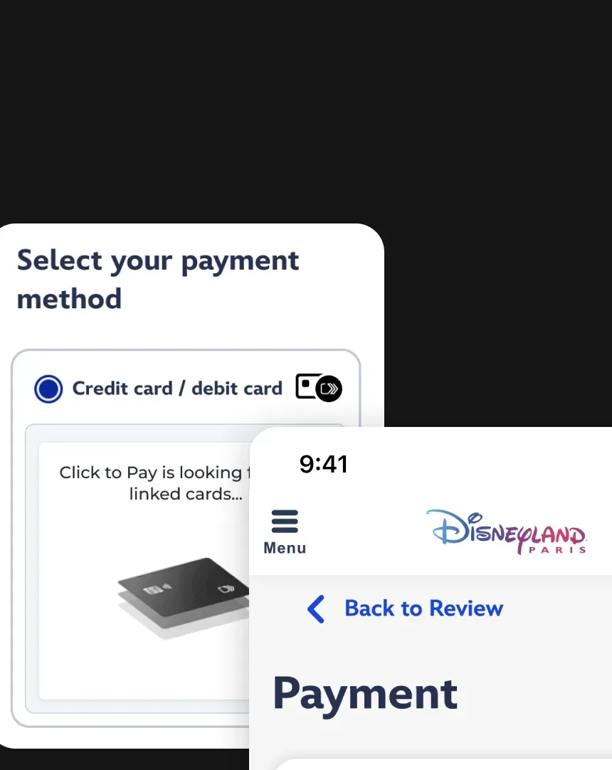 UX design for Visa Click to Pay